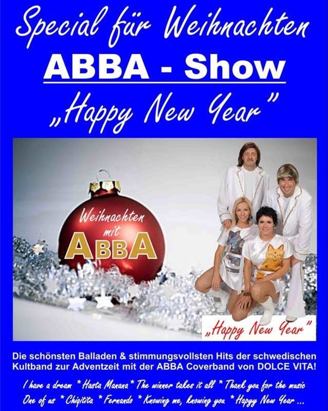 Weihnachtskonzert: ABBA-Show mit Dolce Vita